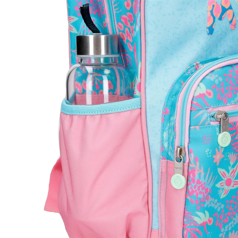98127T1 MOCHILA ADAP. 44CM. C/CARRO. ENSO JUNGLE MOOD