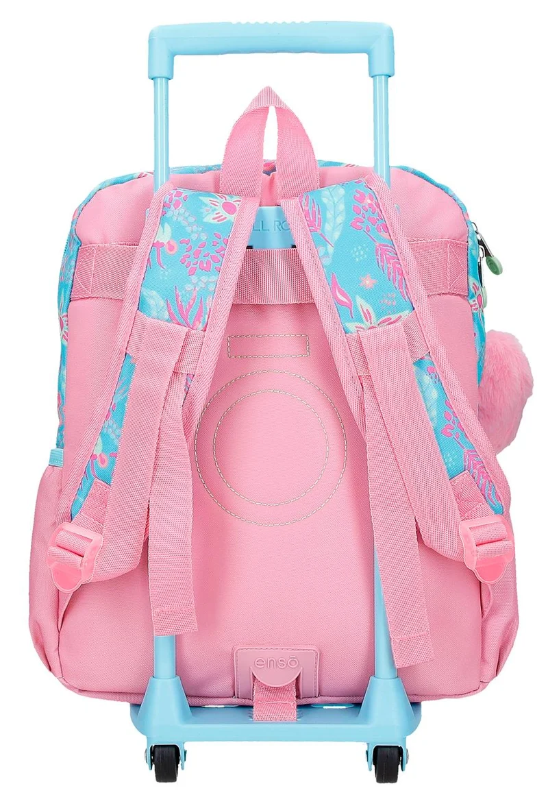 98123T1 MOCHILA ADAP. 32CM. C/CARRO. ENSO JUNGLE MOOD