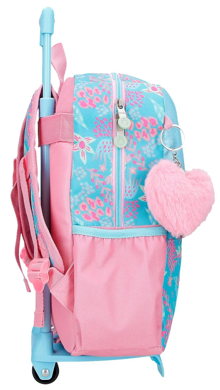 98123T1 MOCHILA ADAP. 32CM. C/CARRO. ENSO JUNGLE MOOD