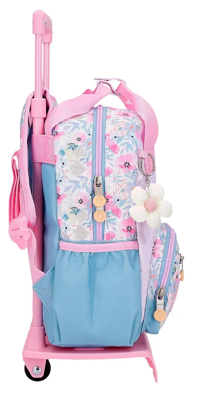 97722T1 MOCHILA ADAP. 28CM. C/CARRO. ENSO FULL OF FLOWERS