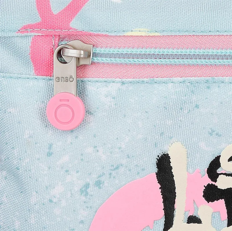 97124T1 MOCHILA ADAP. 38CM. C/CARRO. ENSO LITTLE URBAN QUEEN
