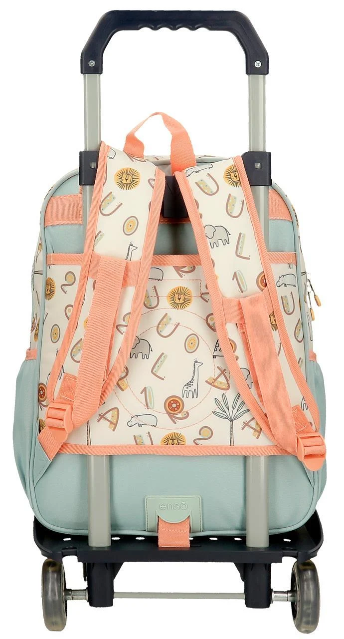 96724T1 MOCHILA ADAP. 38CM. C/CARRO. ENSO PLAY ALL DAY