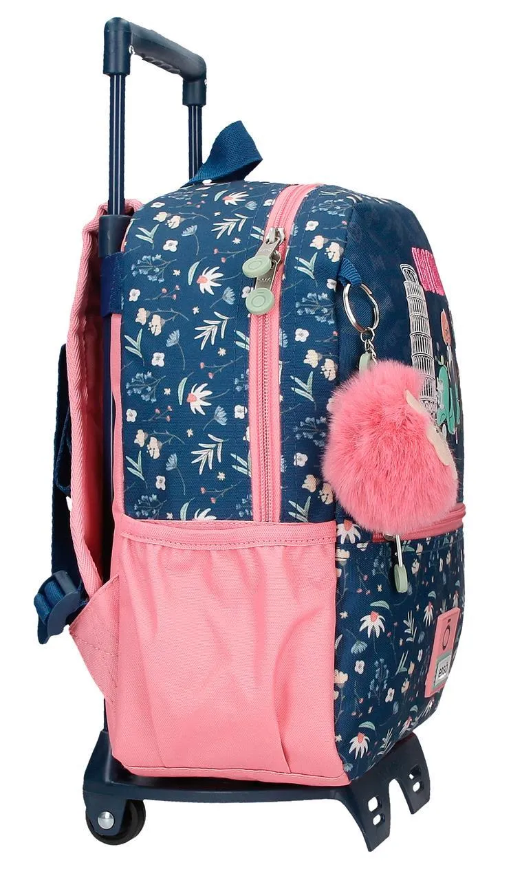 95723T1 MOCHILA ADAP. 32CM. C/CARRO. ENSO CIAO BELLA