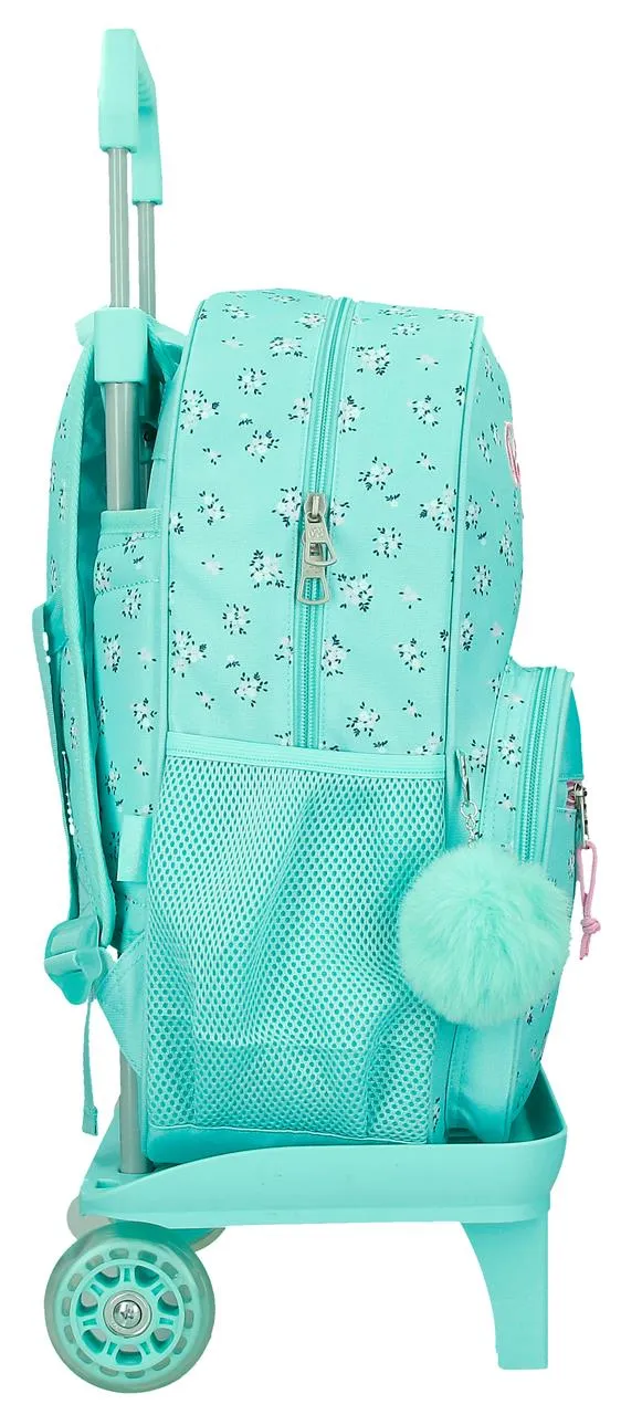 60422V2 MOCHILA ADAP. 40CM. C/CARRO. PJL NORA TURQUESA