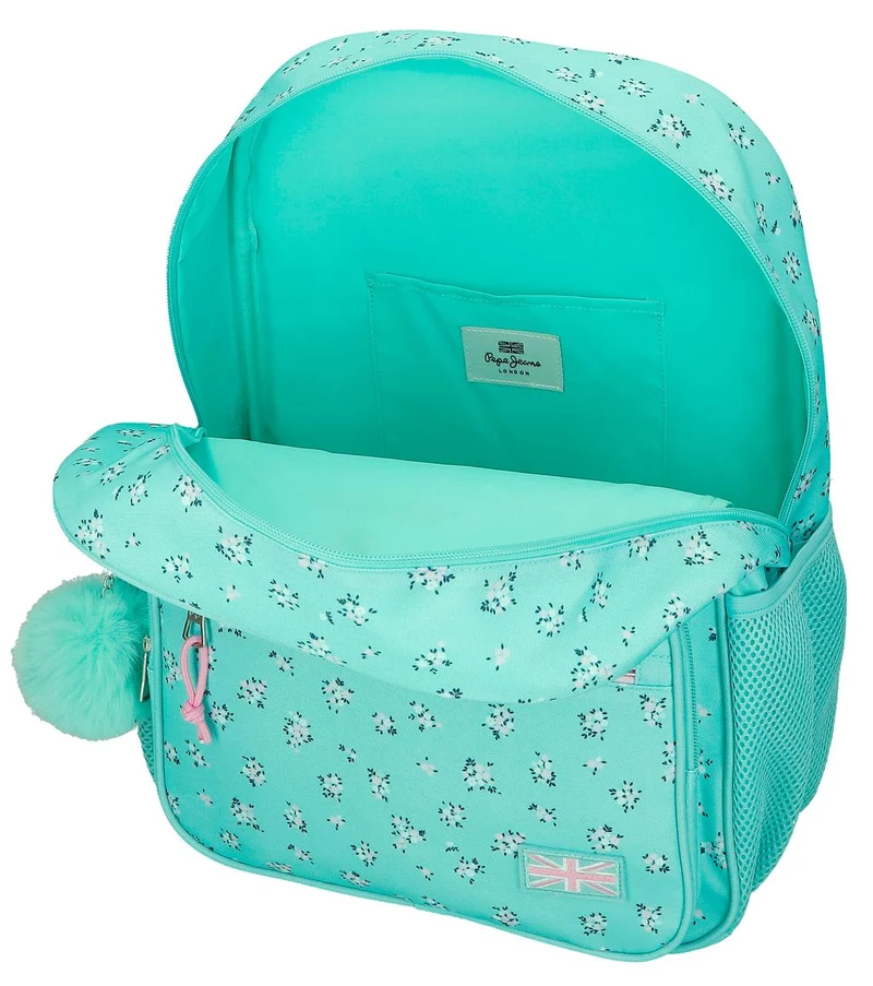 60422V2 MOCHILA ADAP. 40CM. C/CARRO. PJL NORA TURQUESA