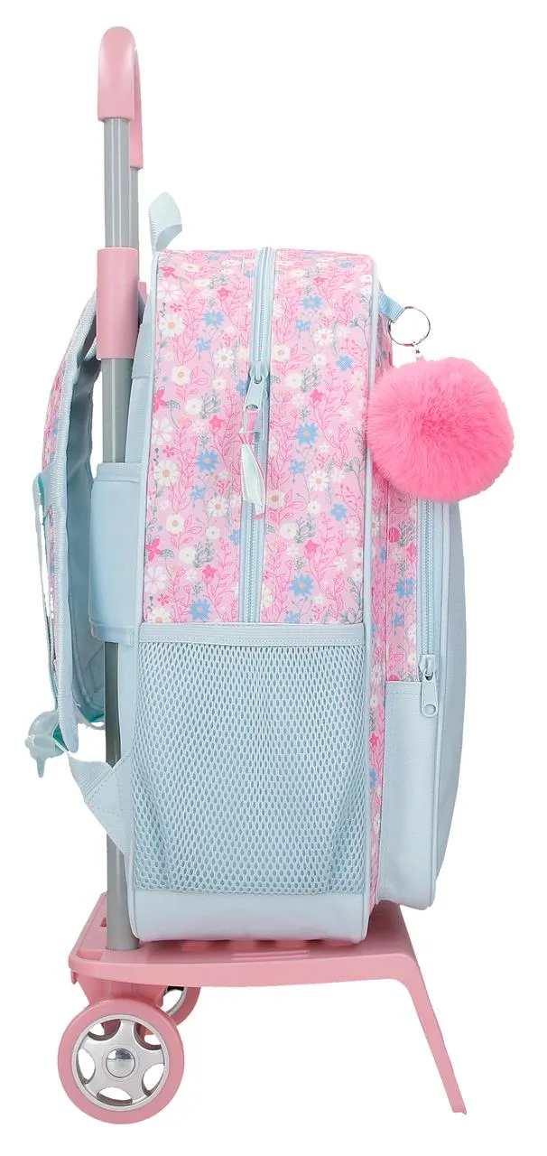 49223T2 MOCHILA ADAP. 33CM. C/CARRO. MINNIE HAPPY