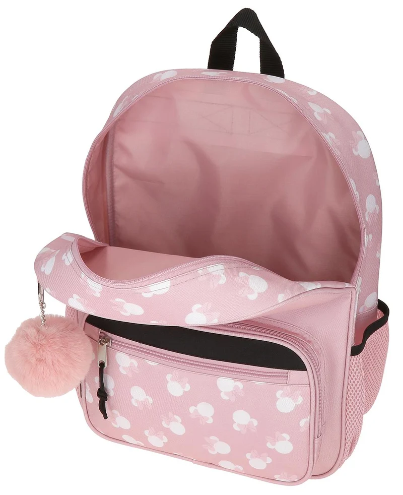 31426T1 MOCHILA ADAP. 38CM. C/CARRO. MINNIE HEADS