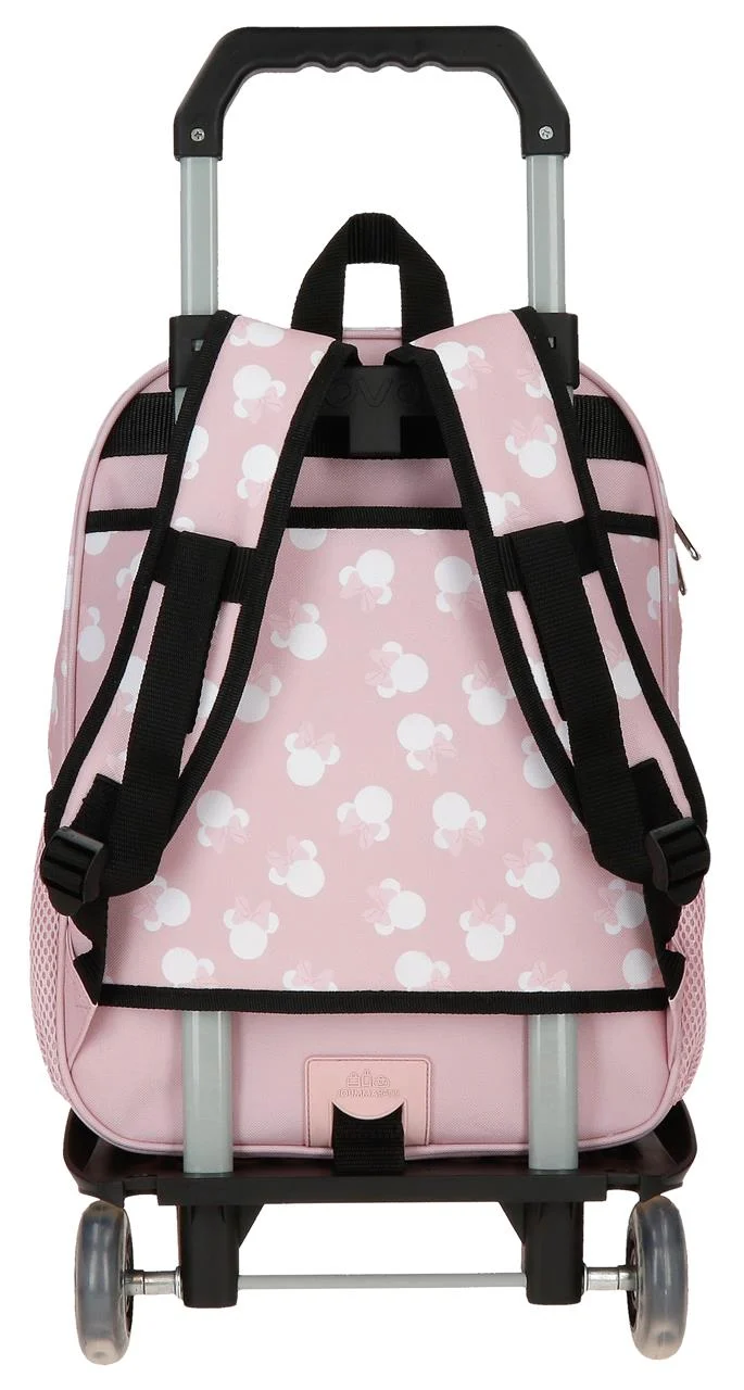 31426T1 MOCHILA ADAP. 38CM. C/CARRO. MINNIE HEADS