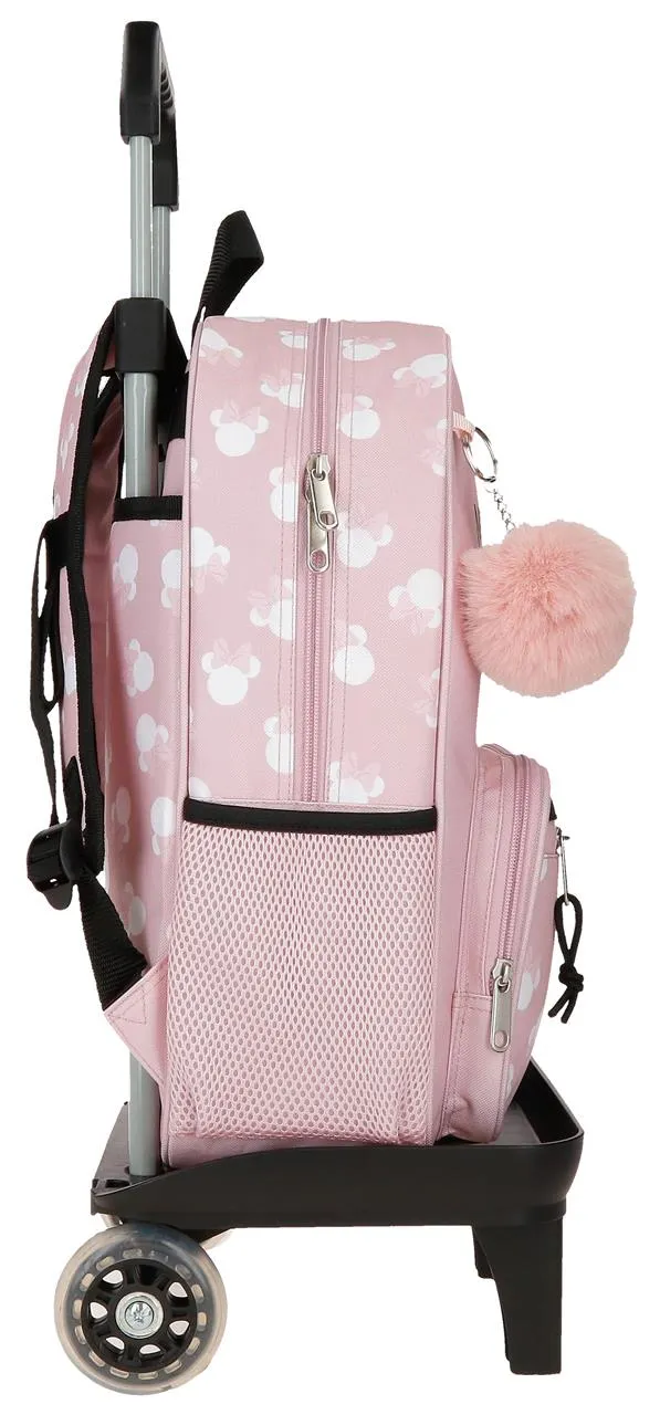 31426T1 MOCHILA ADAP. 38CM. C/CARRO. MINNIE HEADS