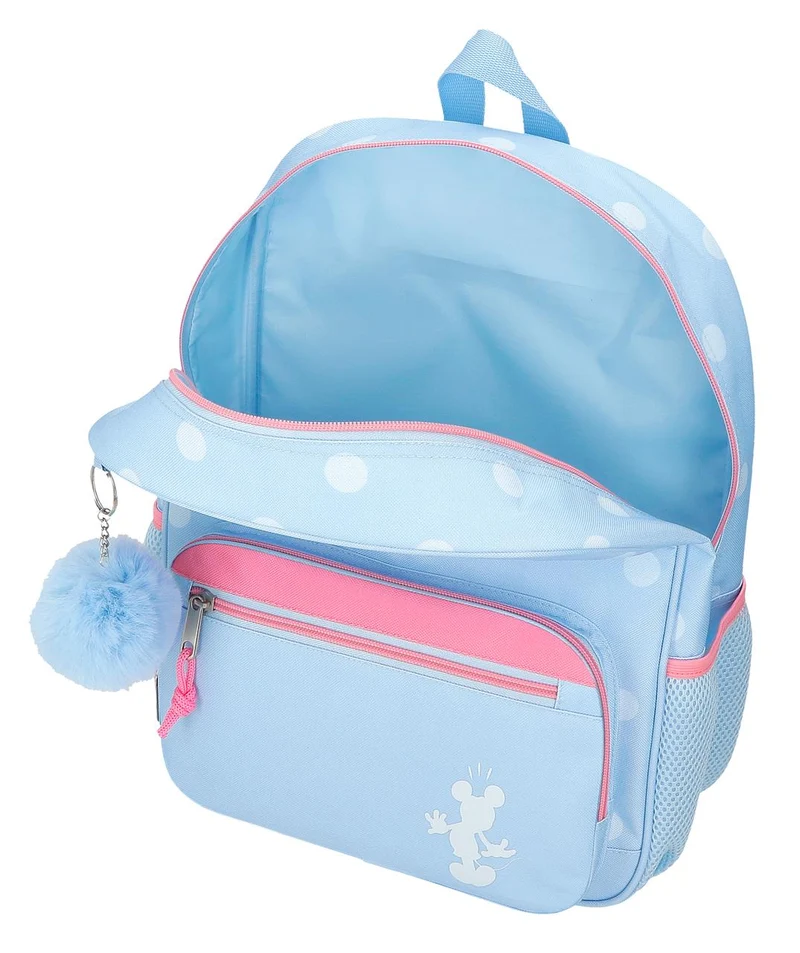 31326T1 MOCHILA ADAP. 38CM. C/CARRO. MICKEY VIBES
