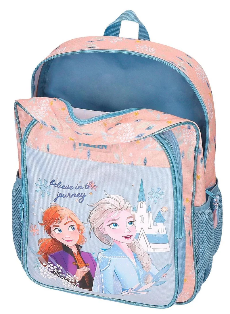 42123T1 MOCHILA ADAP. 40CM. C/CARRO. FROZEN BELIEVE IN THE J