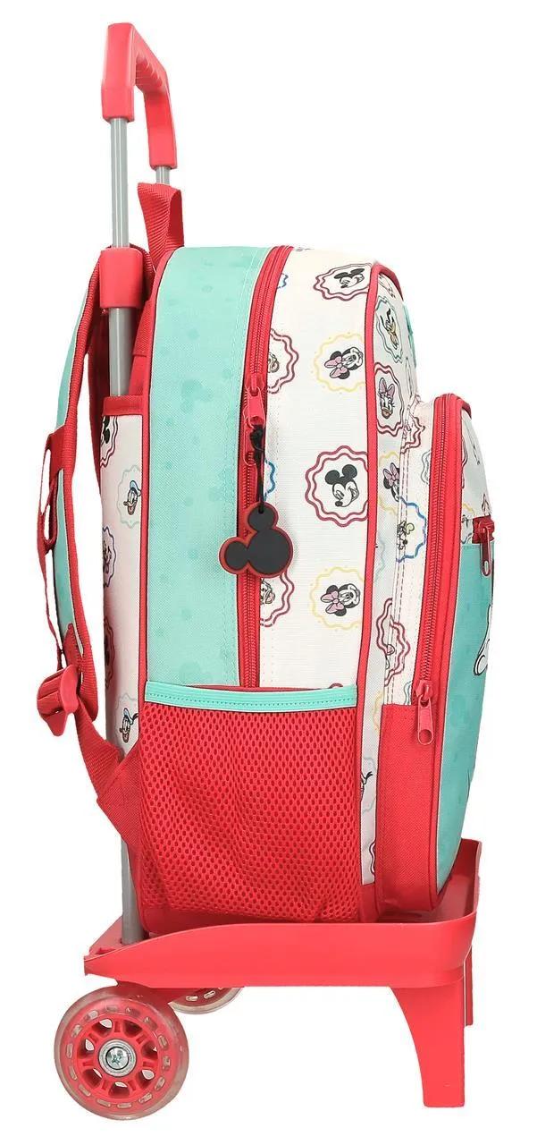 29724T1 MOCHILA ADAP. 38CM. C/CARRO. MICKEY BEST FRIENDS TO