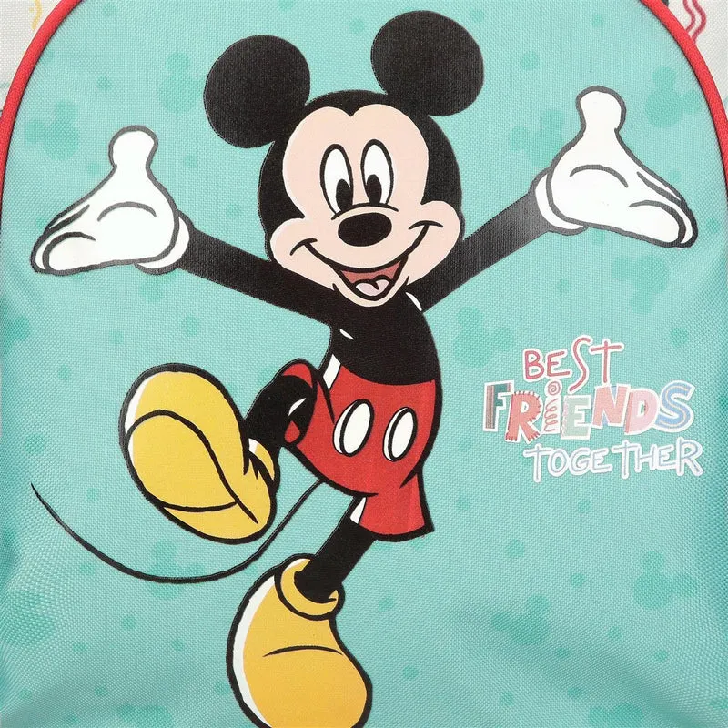 29724T1 MOCHILA ADAP. 38CM. C/CARRO. MICKEY BEST FRIENDS TO