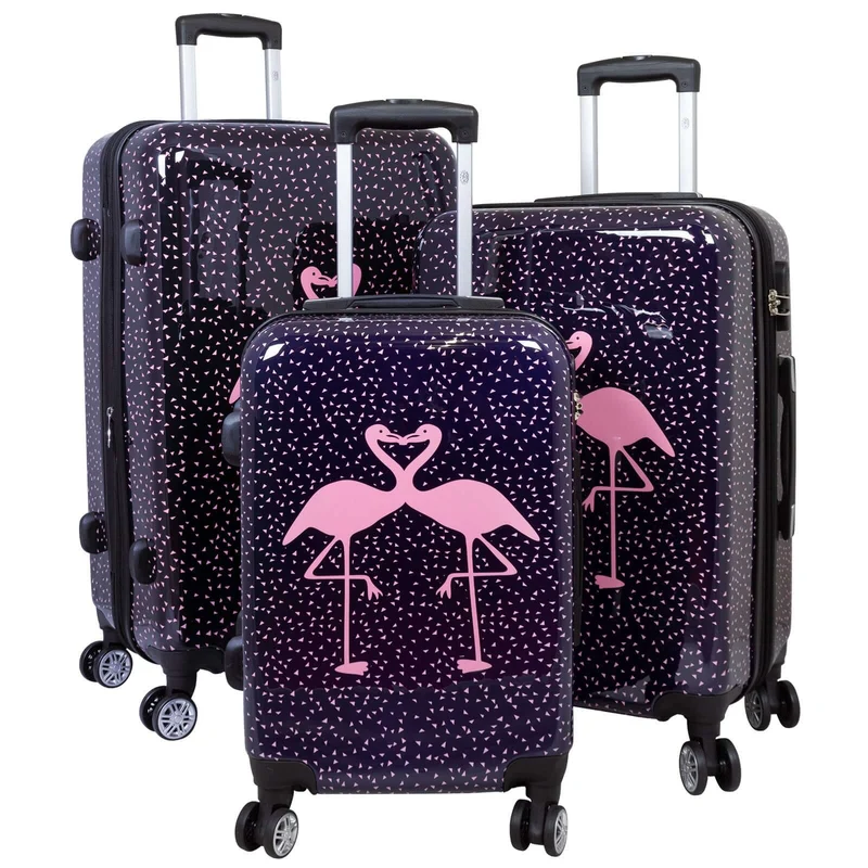 Motivkofferset 3tlg 'Flamingo'