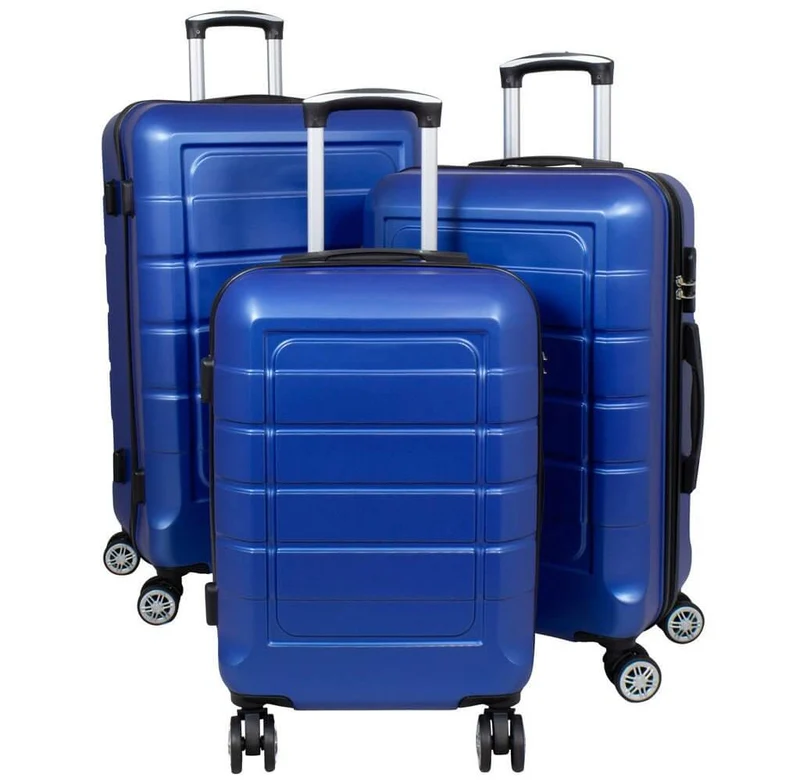 ABS Kofferset 3tlg 'Como' blau