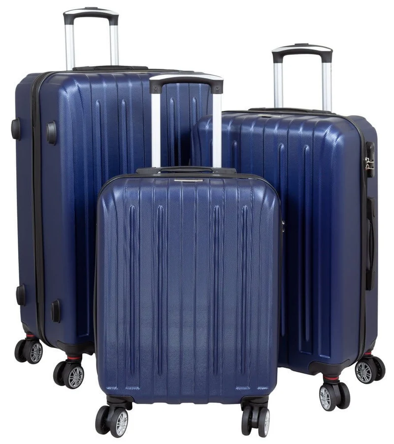 ABS-Kofferset 3tlg 'Dallas' blau