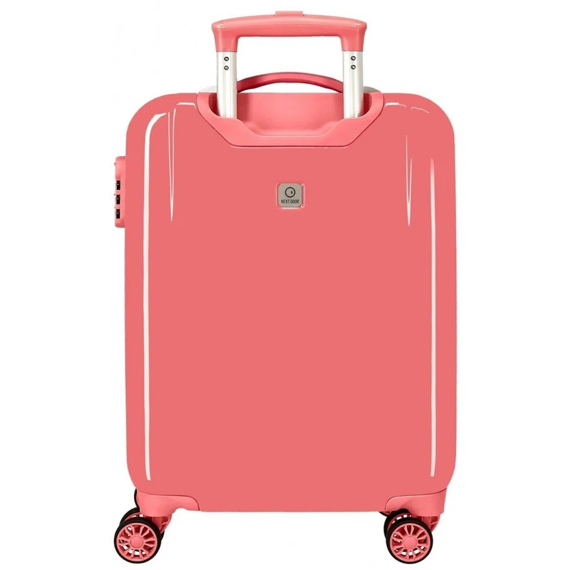 Maleta de cabina Roll Road Coffee Shop rígida 55 cm coral