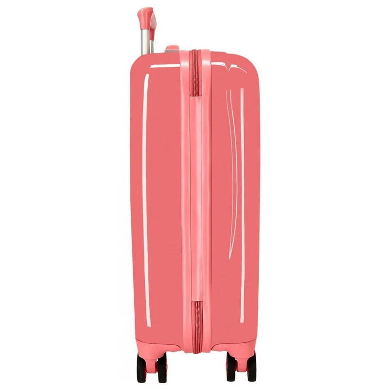 Maleta de cabina Roll Road Coffee Shop rígida 55 cm coral