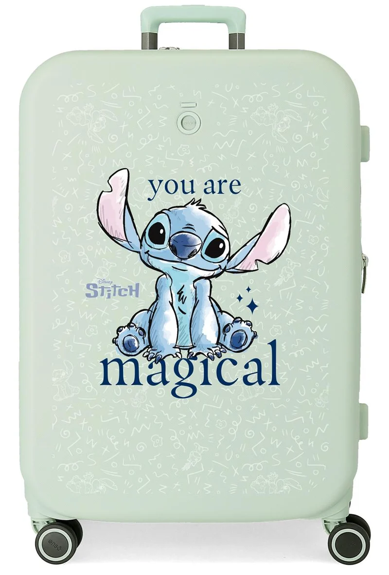 3859227 TROLLEY ABS 70CM.4R.STITCH YOU ARE MAGICAL MENTA