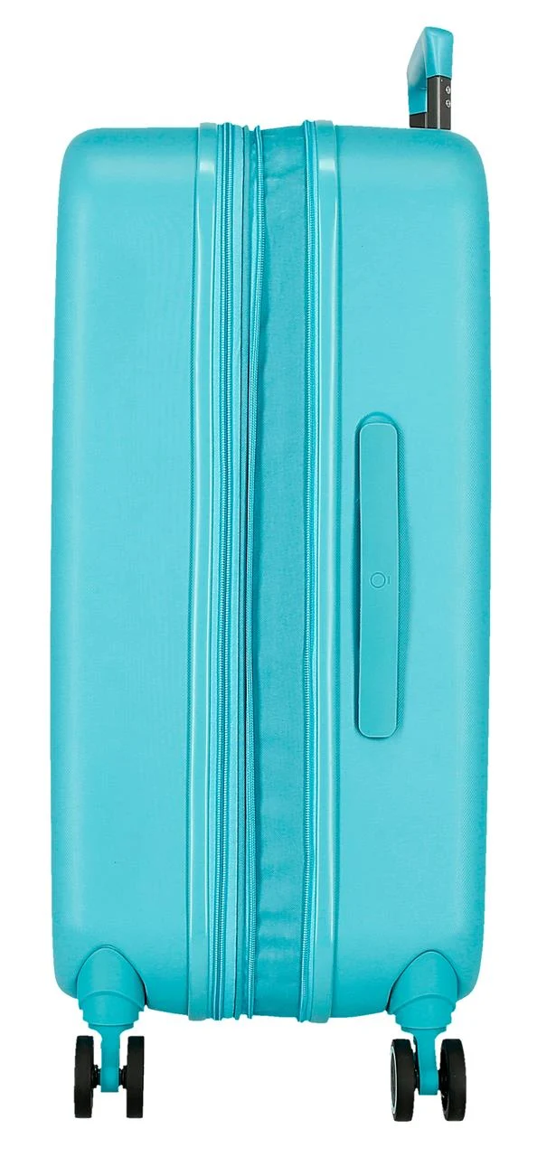 3859224 TROLLEY ABS 70CM.4R.STITCH YOU ARE MAGICAL AZUL TURQ