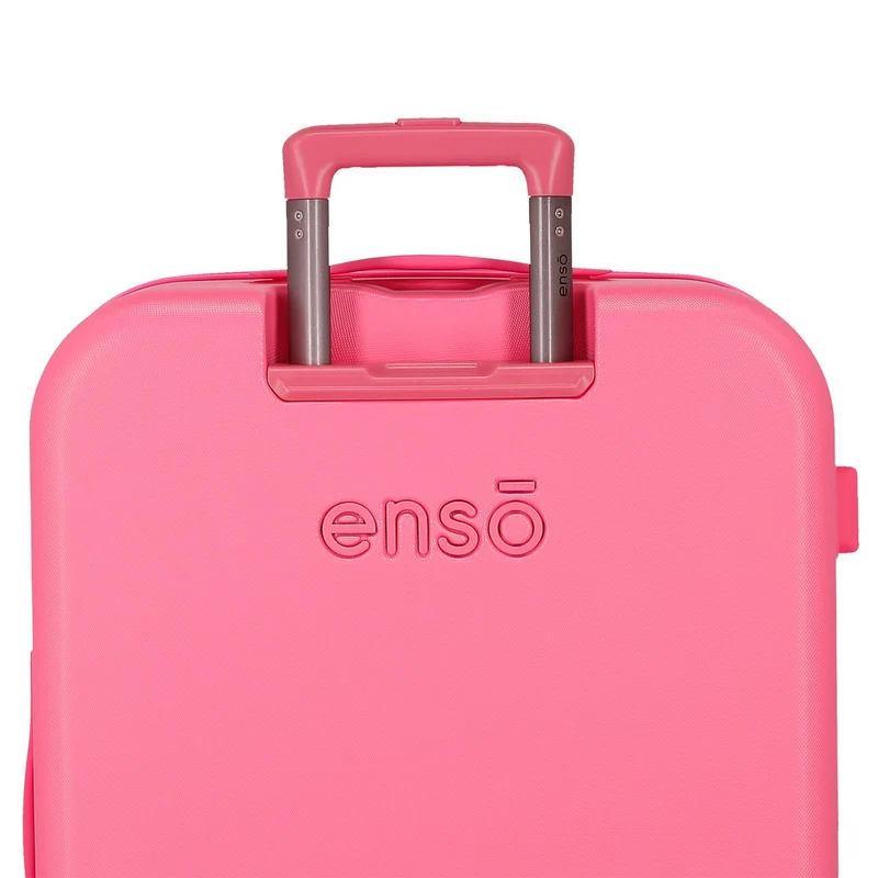 3199245 TROLLEY ABS 70CM.4R.ENSO STITCH PLAYFUL FUCSIA