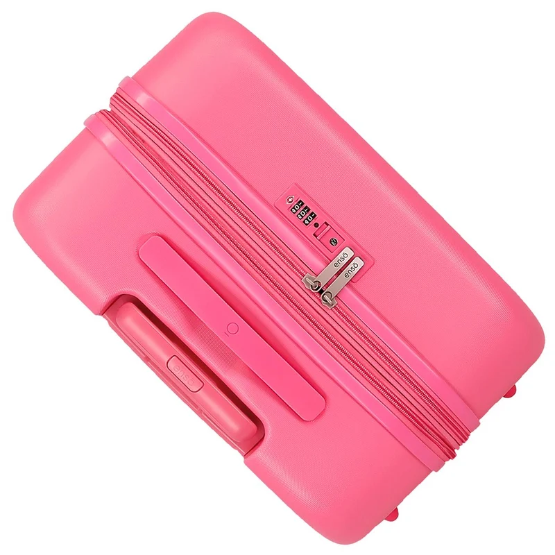 3199245 TROLLEY ABS 70CM.4R.ENSO STITCH PLAYFUL FUCSIA