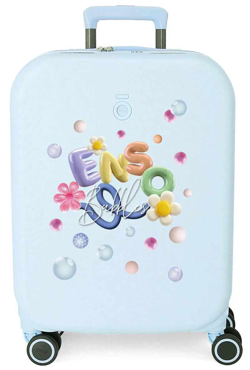 9789121 TROLLEY ABS 55CM. 4R. ENSO BUBBLES TURQUESA