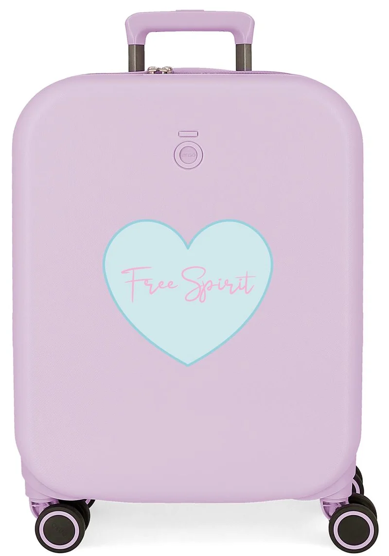 9839121 TROLLEY ABS 55CM. 4R. ENSO FREE SPIRIT LILA