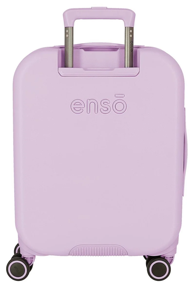 9569123 TROLLEY ABS 55CM. 4R. ENSO LOVE ICE CREAM LILA