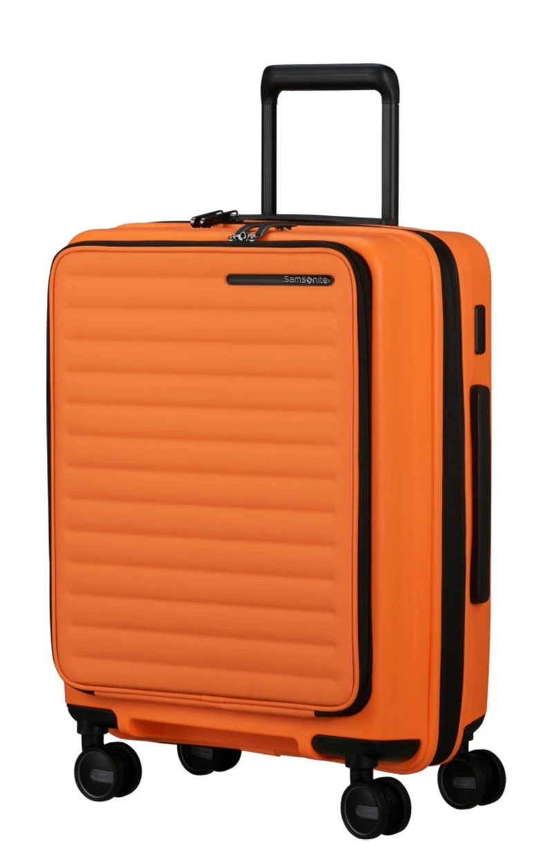 SAMSONITE MALETA DE CABINA EXTENSIBLE EASY ACCES RESTACKD 55CM- Naranja