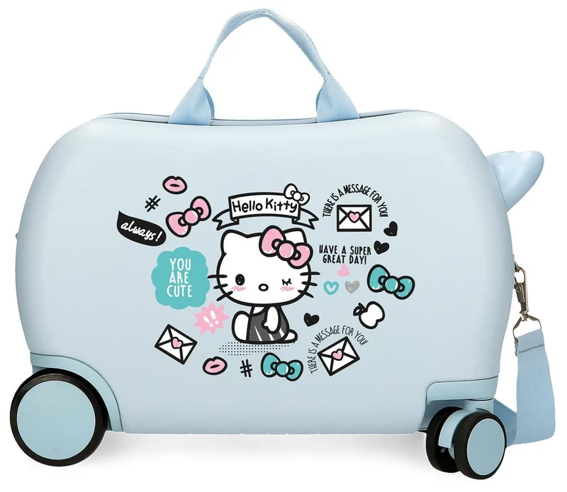 2151021 MALETA INF.ABS 4R.(2 MULTI.) 45CM. HELLO KITTY YOU A