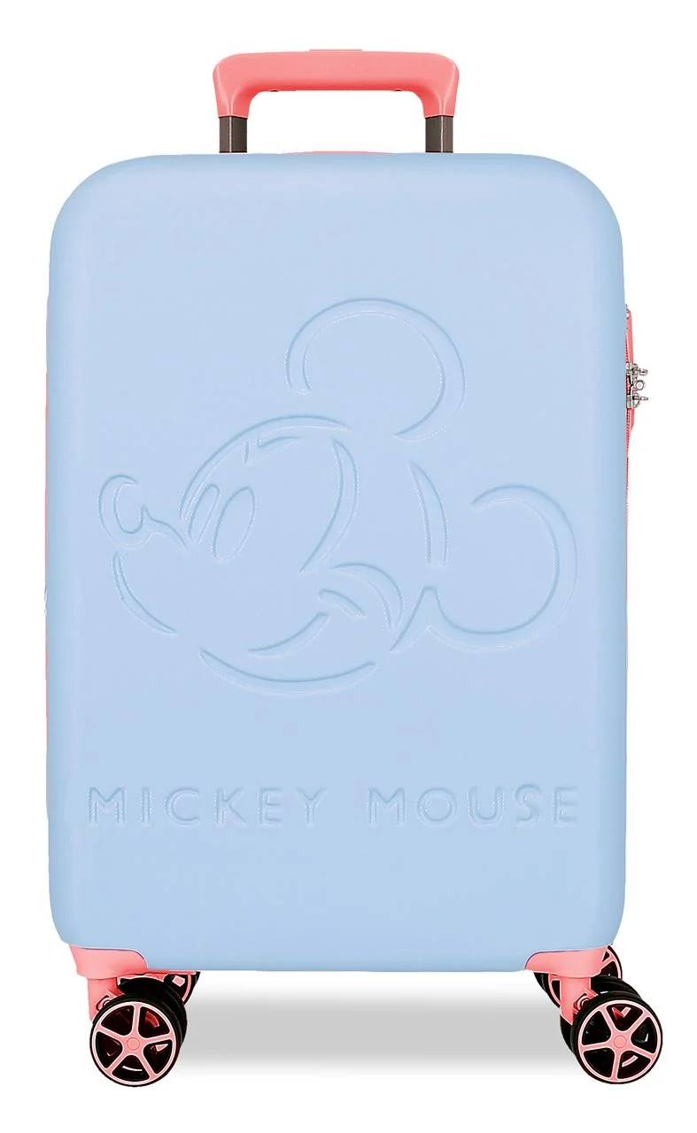 5438521 TROLLEY ABS 55CM. 4R. MICKEY CRAZY TRIP AZUL