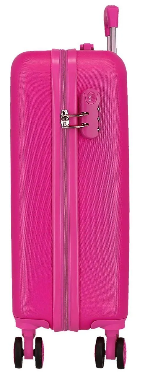 4771143 TROLLEY ABS 55CM. 4R. MINNIE CONFORT ZONE FUCSIA