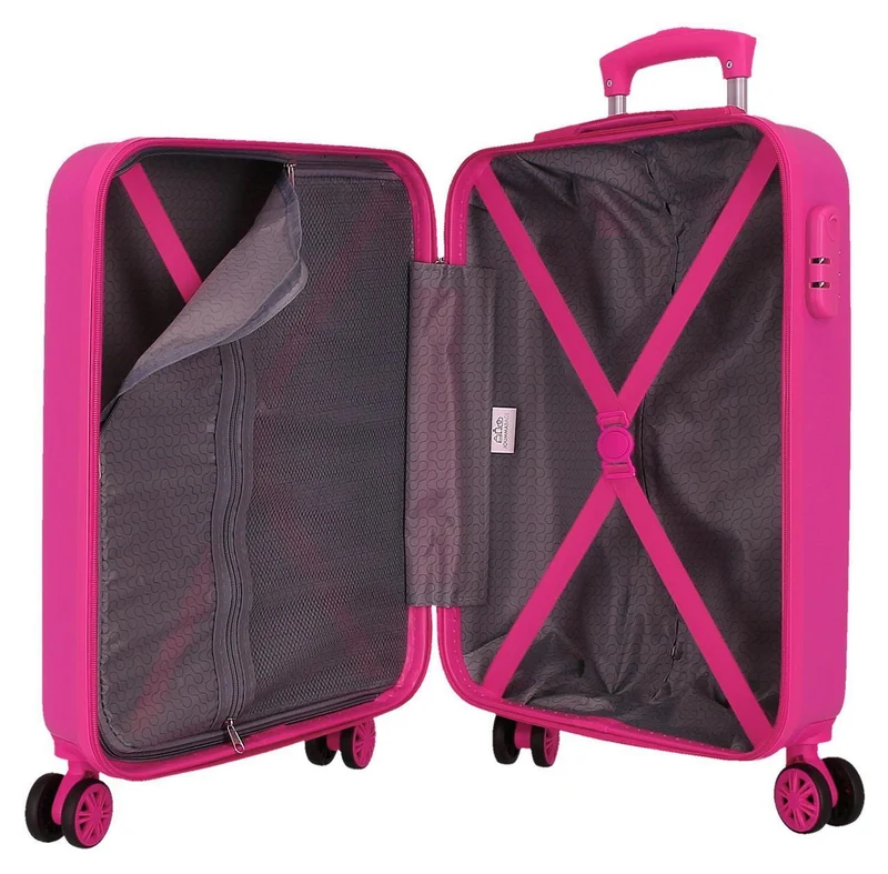 4771143 TROLLEY ABS 55CM. 4R. MINNIE CONFORT ZONE FUCSIA