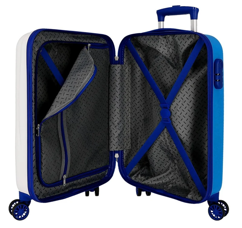 4011124 TROLLEY ABS 55CM. 4R. FROZEN BOLD BY NATURE BLANCO