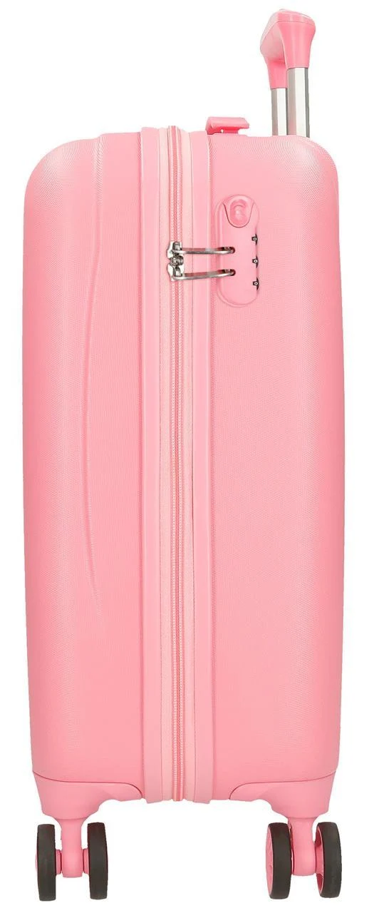2061343 TROLLEY ABS 50CM. 4R. LA SIRENITA ROSA