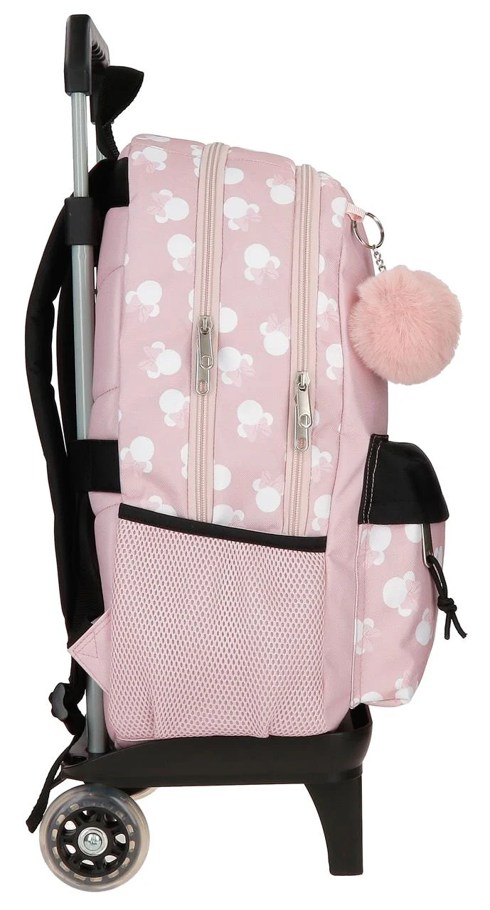 31425T1 MOCHILA ADAP. 44CM 2C. C/CARRO. MINNIE HEADS
