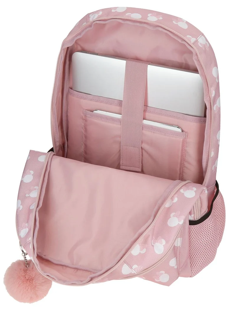 31425T1 MOCHILA ADAP. 44CM 2C. C/CARRO. MINNIE HEADS