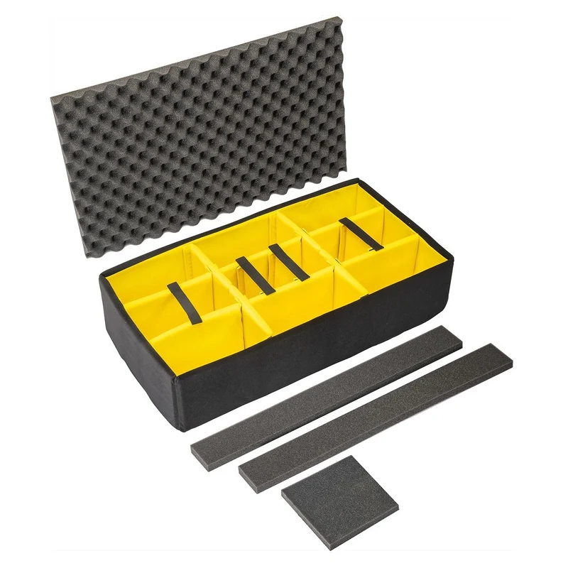 Peli 1615 Padded Divider Set - Yellow Gear Organizer