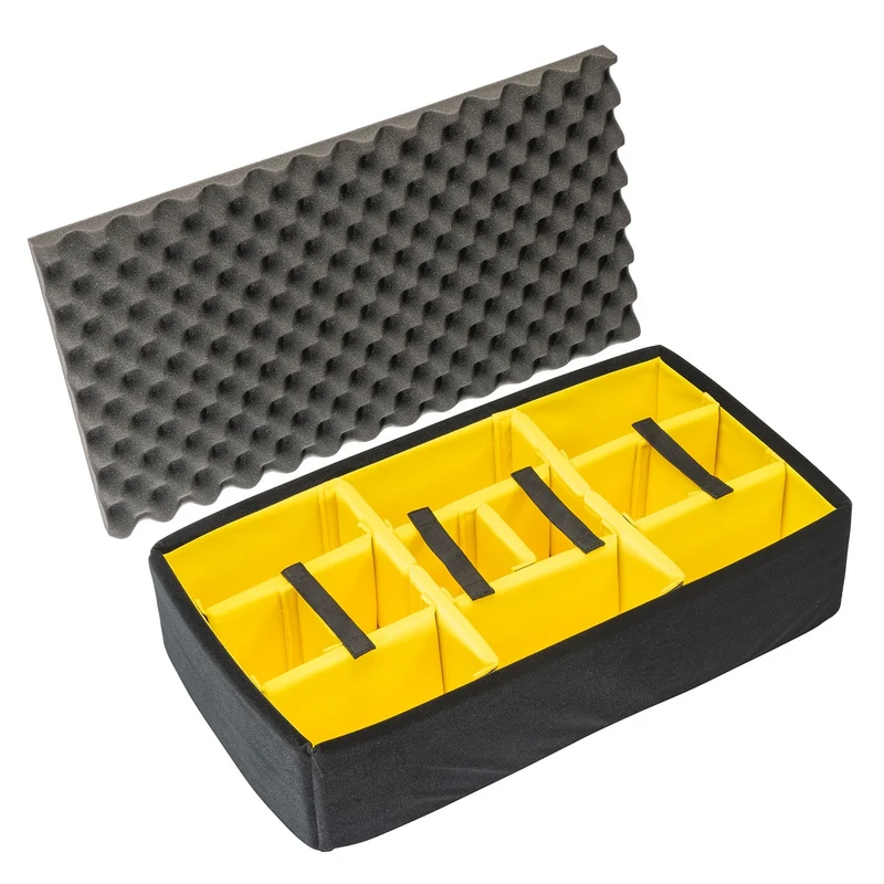 Peli 1605 Padded Divider Set - Yellow Gear Organizer