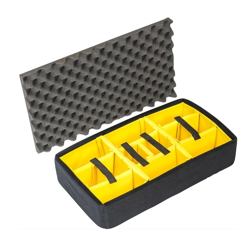 Peli 1555 Padded Divider Set - Yellow Gear Organizer