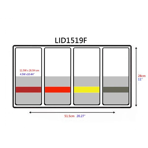 Lid 4 Pouch Mesh Organizer for Peli Air 1535 Peli 1510 Storm im2500