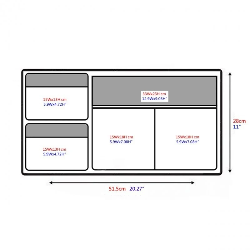 Laptop 13" Lid Organizer for Peli Air 1535 Peli 1510 Storm im2500