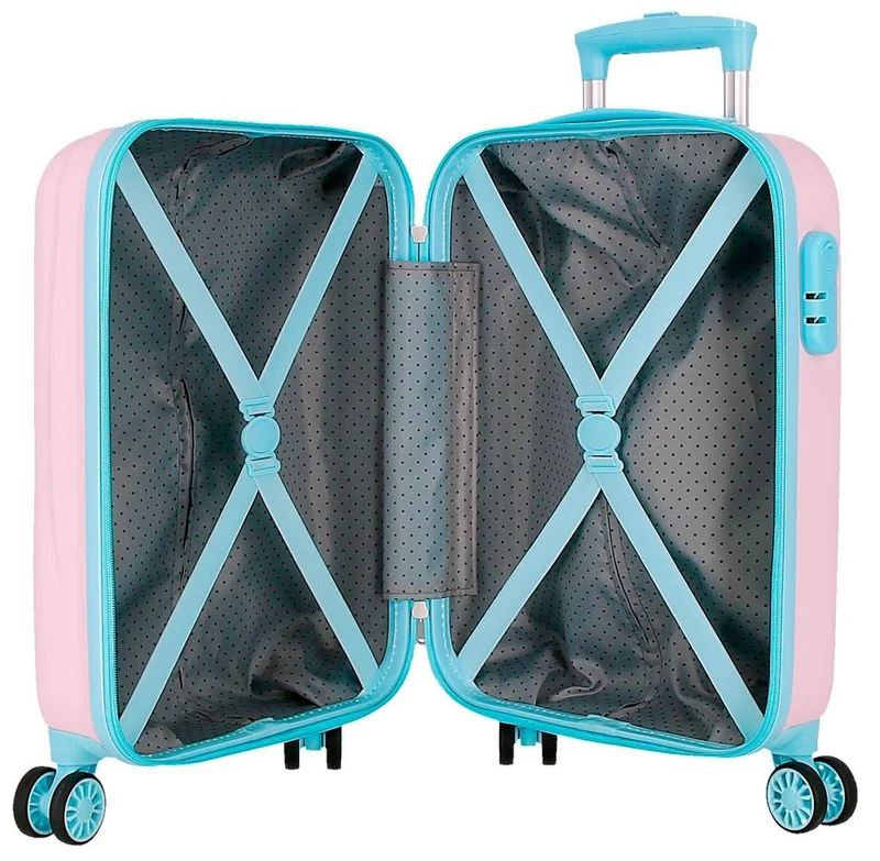4561321 TROLLEY ABS 50 CM.4R. MINNIE PLAY ALL DAY ROSA