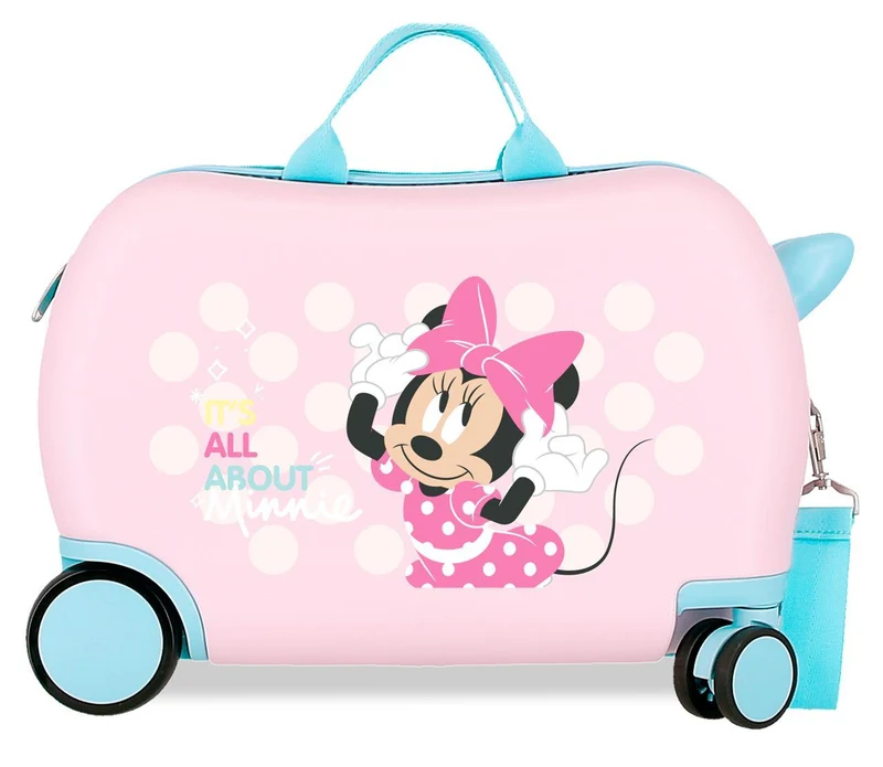 4561021 MALETA INF.ABS 4R.(2 MULTI.) 45CM. MINNIE PLAY ALL D