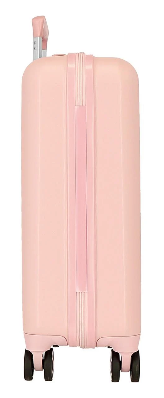 3739328 TROLLEY ABS 55CM.4R. MICKEY & MINNIE KISSES NUDE