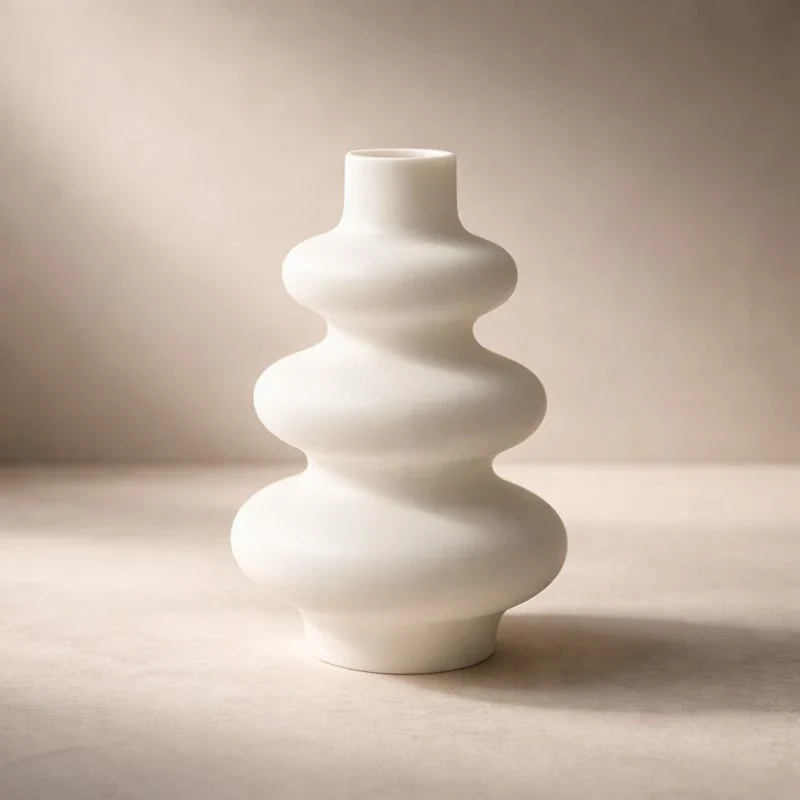Jarrón / florero rizo (molde de silicona)