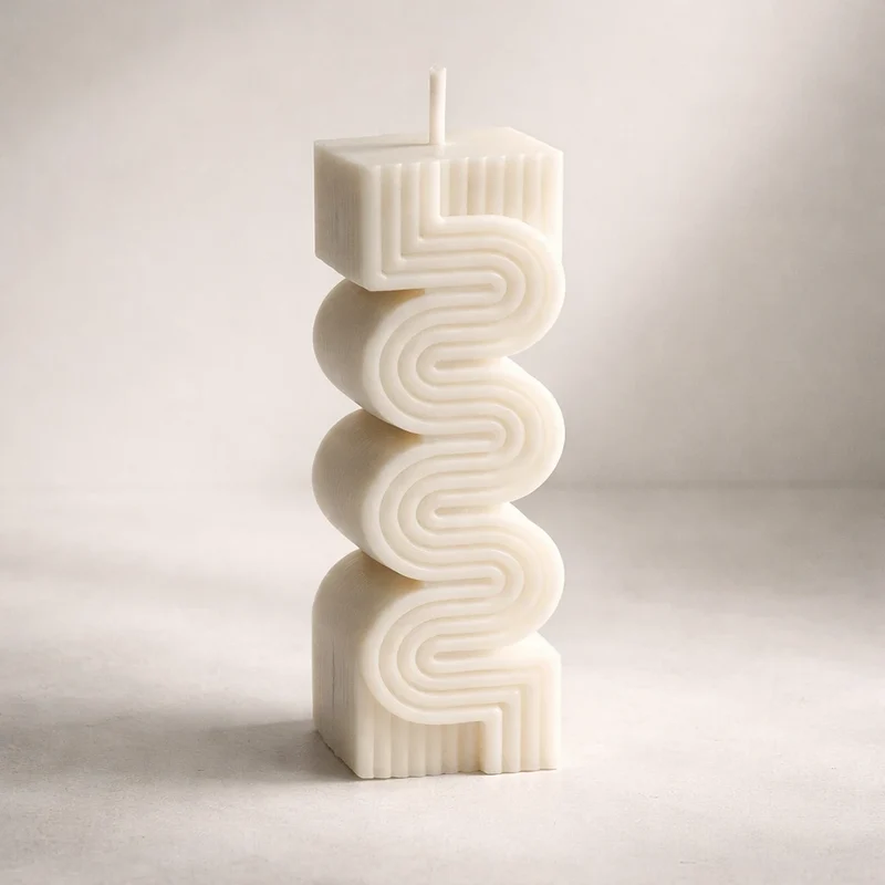 Columna geométrica (molde de silicona)