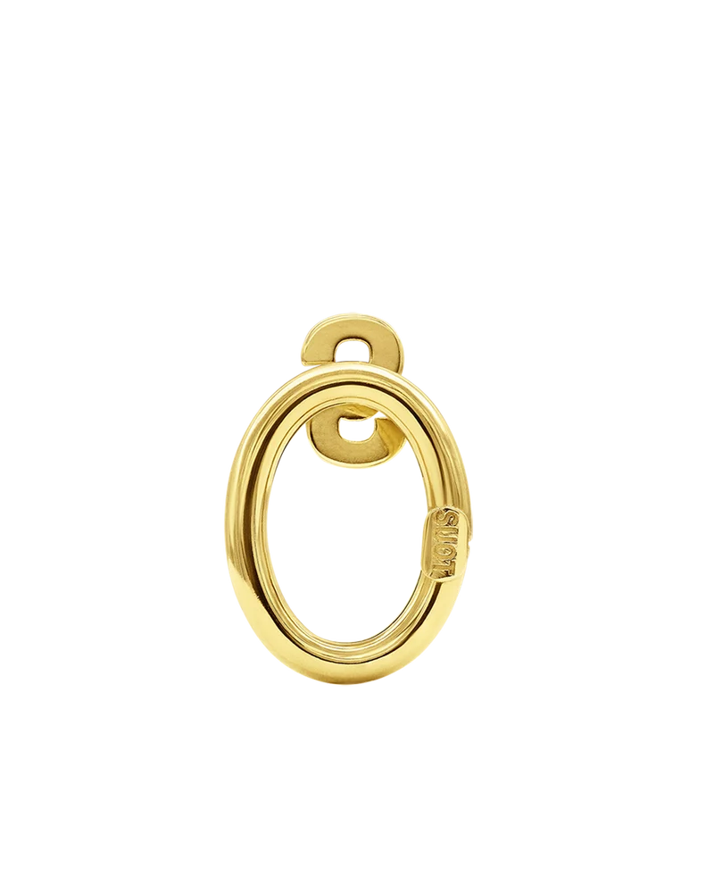 Pendientes En Plata Vermeil Hold 20 Mm