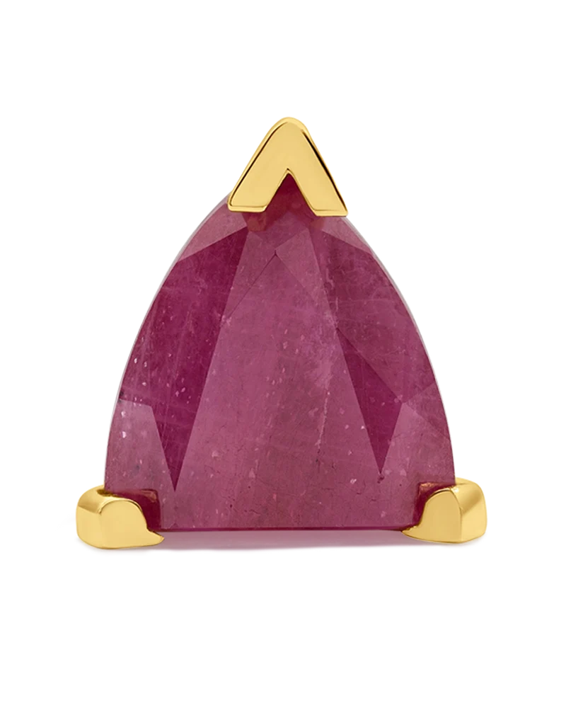 Ruby Marquise Half Cut Earring